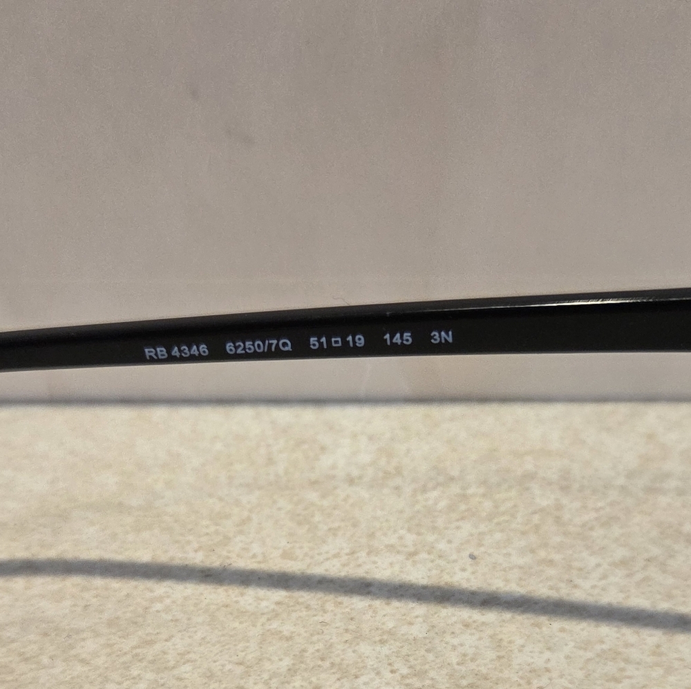Ray-Ban Sunglasses RB4346 Blue Gradient Mirrored 51-19 Brand New - No Tags - Picture 5 of 8